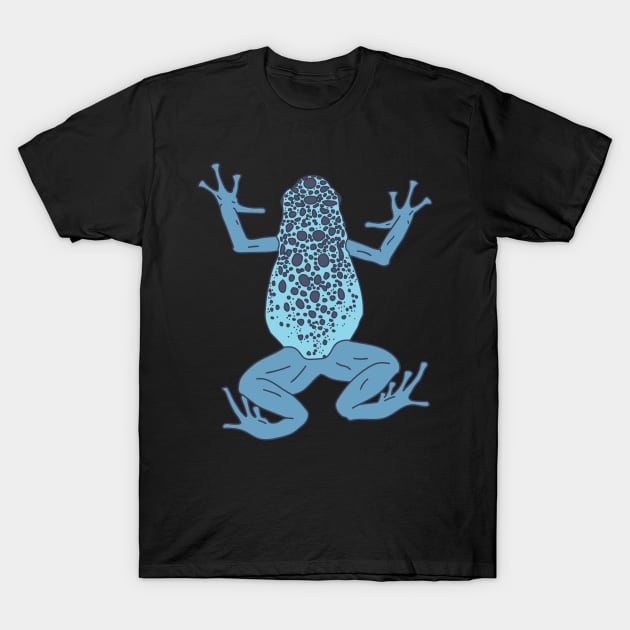 Poison Dart Frog - Blue Exotic Animal - Rain Forest T-Shirt by DeWinnes